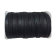 Flat Wax Cotton Cords - 3mm - Black