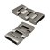 Stainless Steel Snap Lock: MGST-52 20x3.5mm (Matt Steel)