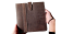 LeatherCase33 - Tablet Case With Clip - Dark Taupe