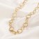 Gold Plated Stainless Steel Necklace - 510