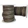 Round leather Cords - 8mm - Vintage Grey