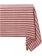 Red Striped Waxed Tablecloth