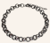 Semicircle Wire Belcher Chain Bracelet - Silver - 6mm - Item 988