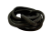 Real silk cords with inserts - 3mm - Black