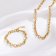 Gold Plated Stainless Steel Necklace - 521
