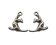 Zamak silver plated beads CA-3113