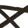 Texas Braided Leather Cord - 14x4mm - Vintage Brown