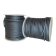 Round Leather Cord -3mm Metallic Navy Blue