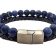 Combination Gemstone and Leather Bracelet - Style 169