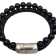 Combination Gemstone and Leather Bracelet - Style 154