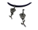 Stainless steel pendant: SSP-493 15x43mm (Steel) Rose