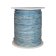 Round Leather Cord - 2mm - Vintage Sky Blue with White Base