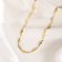 Gold Plated Stainless Steel Necklace - 507