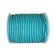 Round Leather Cord  - 3mm- Turquiose