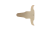 KC-Key Cord Buffalo Heads 7cm - Natural