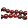 Ceramic Beads - 21mm (Dark Red)