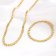 Gold Plated Stainless Steel Necklace - 536