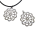 Stainless Steel Pendant: SSP-547 35mm (Steel) Flower