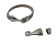 Zamak Hook Clasp: MGL-352 10*2,5mm (Antique Silver)