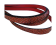 synthetic nappa leather Glitter Leather - Red -Glitter Style -10mm