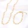Gold Plated Stainless Steel Necklace - 539
