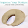 Crochet, Knitting and Gaming Pillow - Grey and Bronze