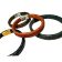 Walnut Braided Leather Cord - 12x6mm - Coffee Brown