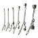 brass connector cap FI7009 - Silver - 5mm