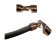 Zamak magnetic claps-MGL74-10x7mm-Rose Gold