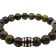 Bloodstone Gemstone Bracelet: Style-521 (10mm)