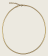 Soft Round Snake Chain Necklace - Gold - 3mm - Item 901