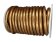 Round Leather Cord - 6mm - Metalllic Copper