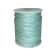 Round Leather Cord -1mm- Metallic Ocean Green