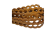 Leather-ChainStyle2 -light brown 20mm