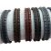 BRUGES BRAIDED STYLE - 11X6MM - BLACK