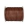 round leather cord 3mm mid brown