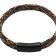 Spiral Braided Leather Bracelet - Style 335