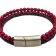 Combination Gemstone and Leather Bracelet - Style 173