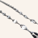 Puka Shell Chain Necklace - Silver - 1mm - Item 994