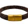 Spiral Braided Leather Bracelet - Style 342