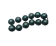 Ceramic Beads - 25mm (Green)