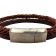 Combination Leather Bracelet - Style 186