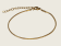 Soft Round Snake Chain Bracelet - Gold - 1mm - Item 901