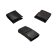 Stainless Steel Magnetic Clasp: MGST-32 14*6mm (matt black)