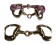 Zamak magnetic claps MGL-202-Rose gold-18*13mm
