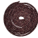 SPIRAL BRAIDED LEATHER CORDS - 8X4MM - VINTAGE FUCHSIA