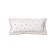 White Cotton Cushion with Hearts