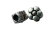 Zamac Silver Plated Beads CA3056