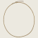 Rope Chain Necklace - Gold - 3mm - Item 906