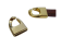 Zamak Interlocking Clasps: ZAML 64 14.5x3mm (Gold)